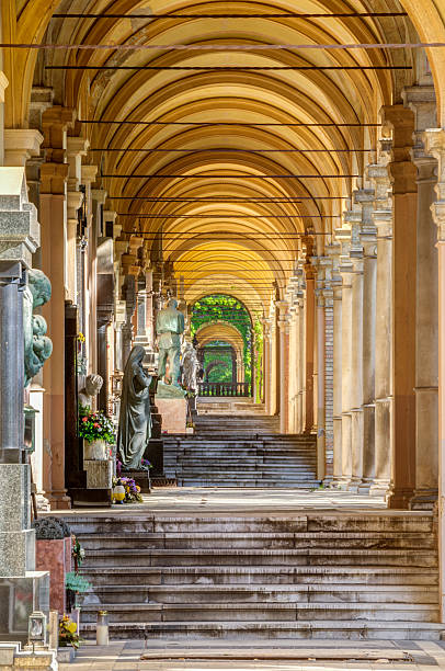 istock Passageway of stairs and arches. 155431050