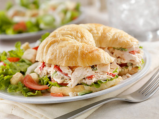 istock Chicken Salad Sandwich on a Croissant 155431179