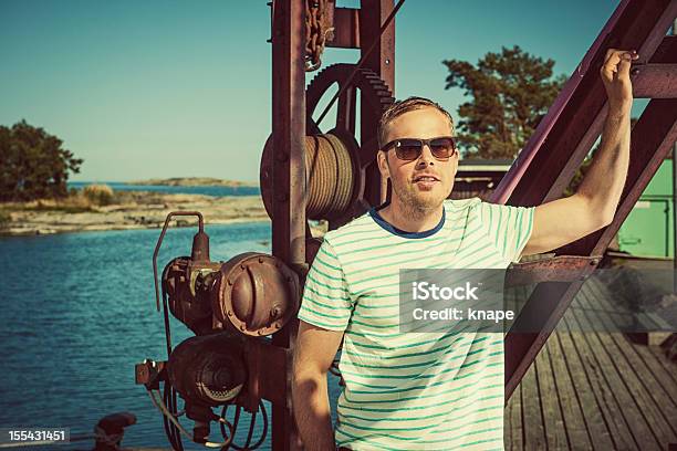 Man By The Ocean Coast Stock Photo - Download Image Now - 30-34 Years, 30-39 Years, 35-39 Years