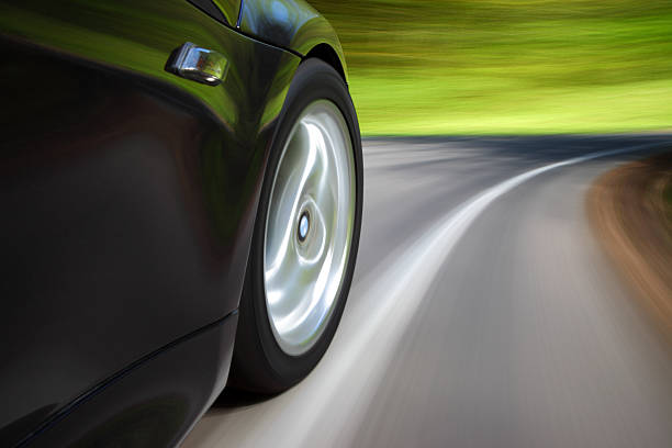 istock Sports Car Speeding Corner. 155431484