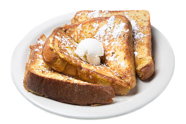 tostada francesa - french toast toast butter breakfast fotografías e imágenes de stock