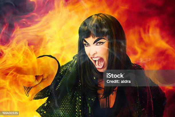 Futuristic Witch Stock Photo - Download Image Now - Adult, Adults Only, Anger