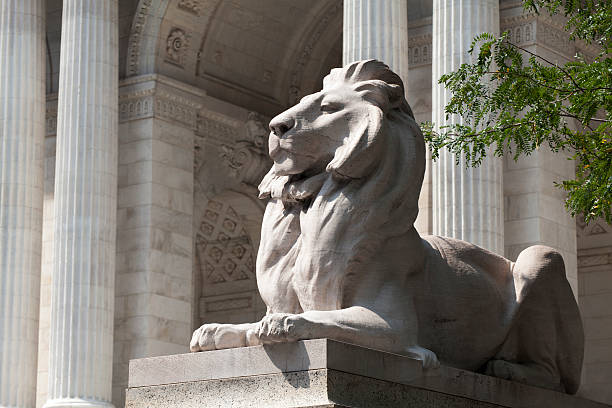 60+ Nyc Public Library Lions Stock Photos, Pictures & Royalty-Free