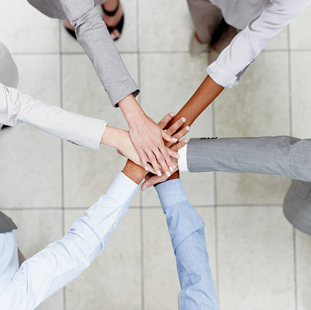 istock Working together as one - Business teams 155432483