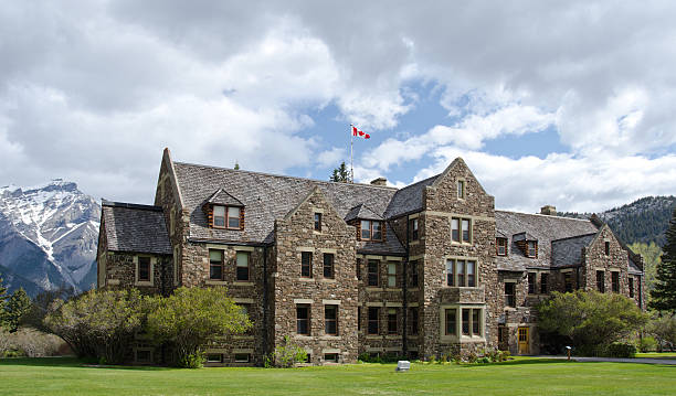istock Banff National Park Administrative Building 155432545