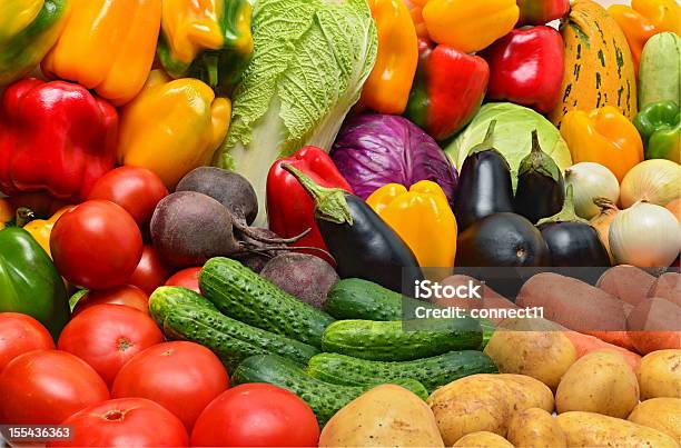 Овощи — стоковые фотографии и другие картинки Баклажан - Баклажан, Без людей, Бок чой