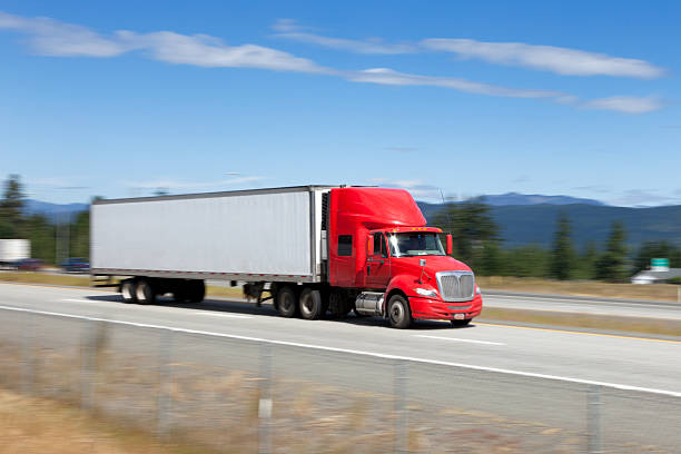 istock Truck on the highway 155436908
