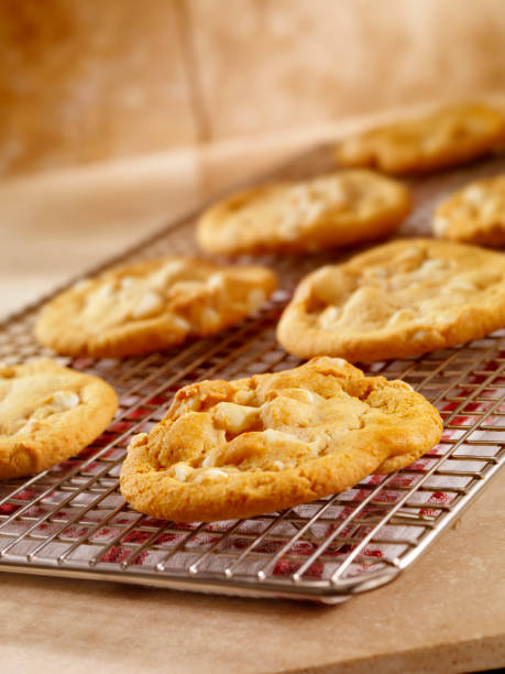 istock Macadamia Nut and White Chocolate Cookies 155436955