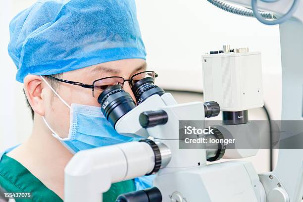 Cataract Surgery Stock Photo - Download Image Now - 30-39 Years, Adult, Adults Only