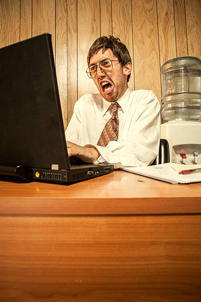 istock Angry Business Man in Office 155437241