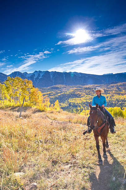 istock rocky mountain horseback autumn landscape 155437554
