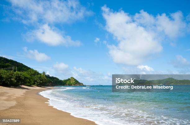 Beach On Tobagos North Coast Stock Photo - Download Image Now - Beach, Caribbean Sea, Cloud - Sky