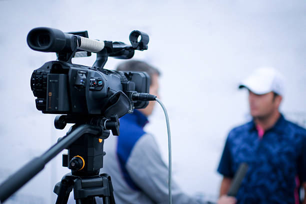 vencedor tv entrevista-xg - rede equipamento desportivo - fotografias e filmes do acervo