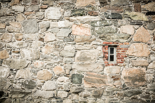 Rock Wall with Window Background