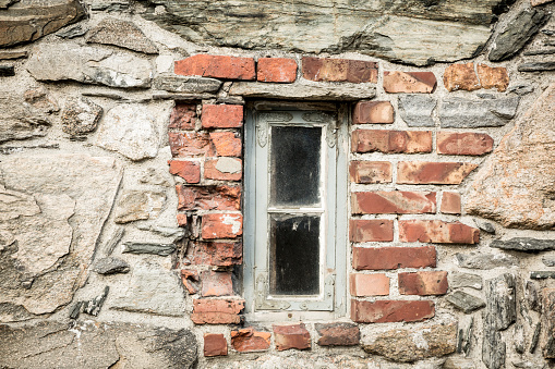 Rock Wall with Window Background