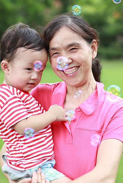 istock Happy grandma and her Grandson 155438976
