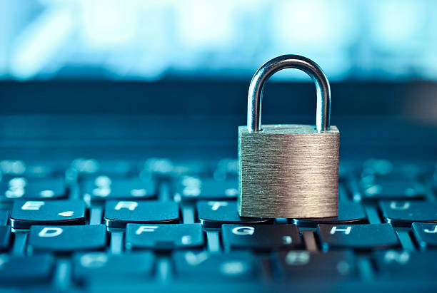 Computer security Computer security concept lock photos stock pictures, royalty-free photos & images