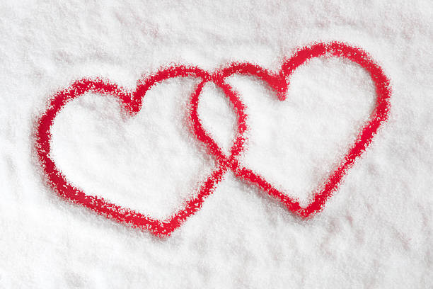 istock Winter Love, Snow Hearts (XXXL) 155438992