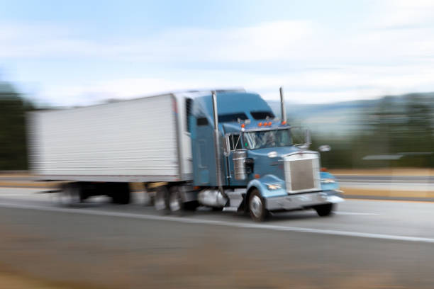 istock Truck on the highway 155438995