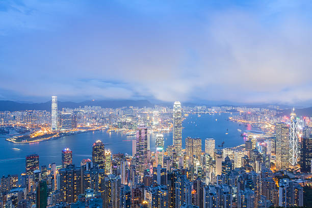 istock Hong Kong Cityscape at Dusk 155439007
