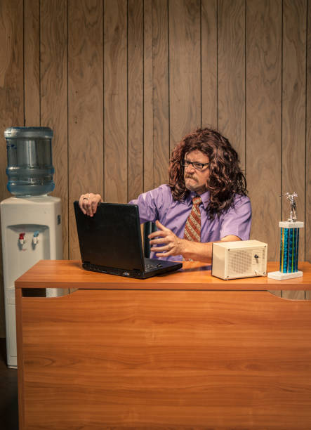 Hyperactive Computer Guy 40+ Computer Programmer Humor Human Head Making A Face Stock Photos ...