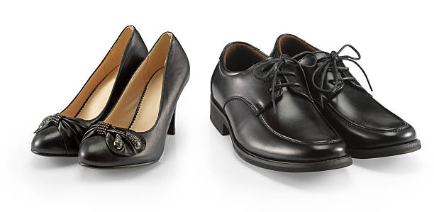 man and woman shoe
