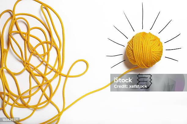 I Have A Good Idea Stock Photo - Download Image Now - Ball Of Wool, Thread - Sewing Item, Wool