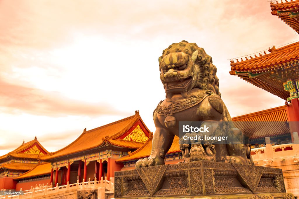 La ciudad prohibida en beijing, China - Foto de stock de China libre de derechos