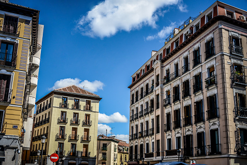 Street View In Madrid, Spain