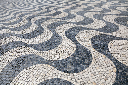 Cascais pavement, Portugal