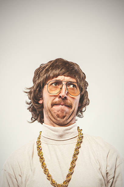 istock Concentrating Retro Seventies Man 155439634