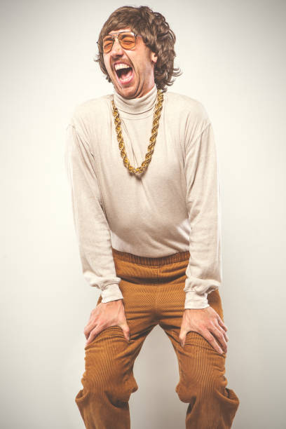 istock Laughing Retro Seventies Man 155439637