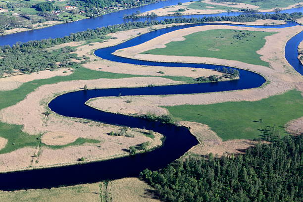 istock Aerial photo of a river 155440099