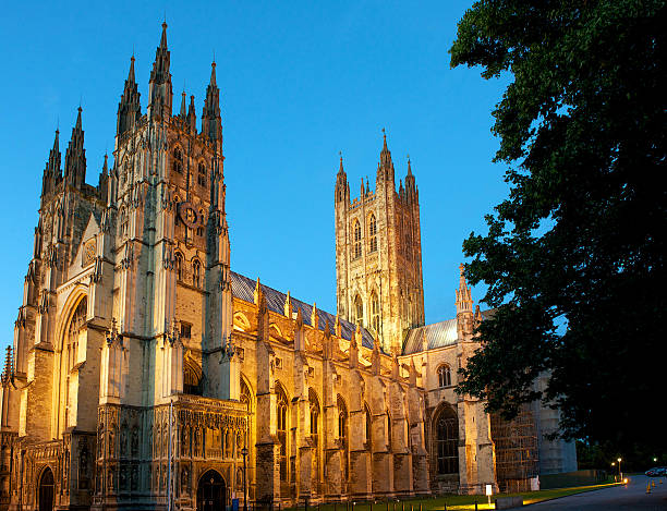 캔터베리 캐서드럴, 영국 - england cathedral church architecture 뉴스 사진 이미지