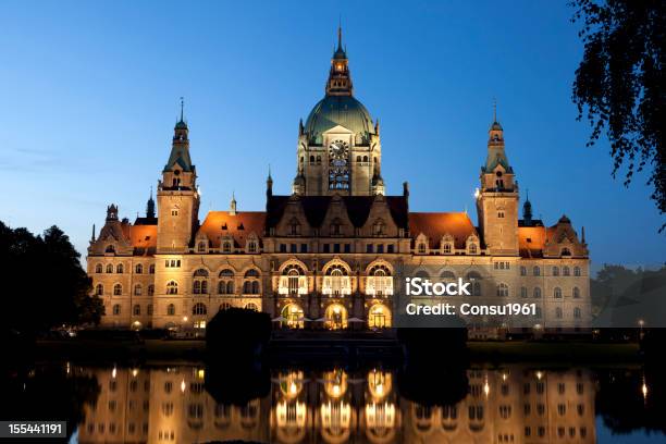 City Hall Foto de stock y más banco de imágenes de Hanover - New Hampshire - Hanover - New Hampshire, Hannover, Noche