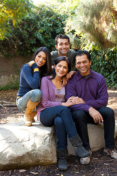 Ethnic Family stock photo