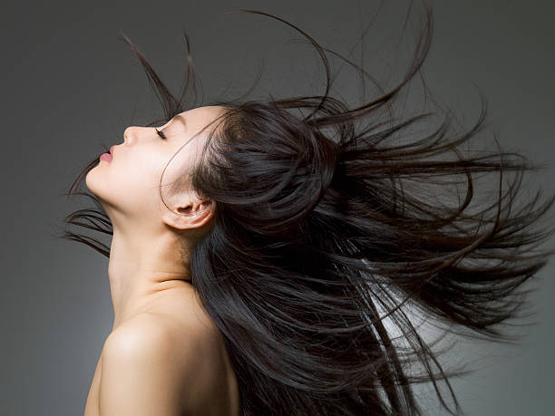 プロファイル写真の女性のスタイル - asian model ストックフォトと画像