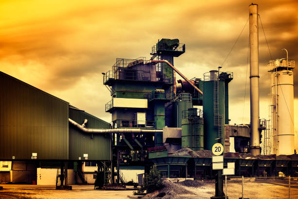 istock Old gravel plant - toned image 155441722