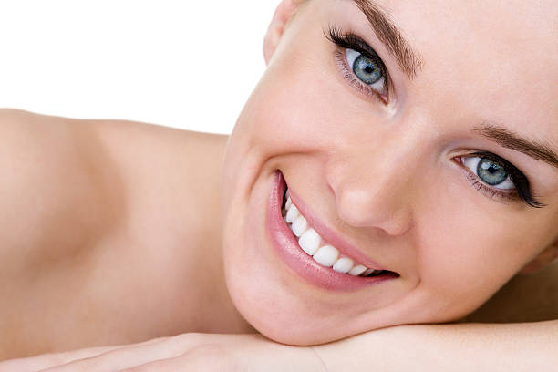 뷰티 컨셉입니다 - women spa treatment happiness human face 뉴스 사진 이미지