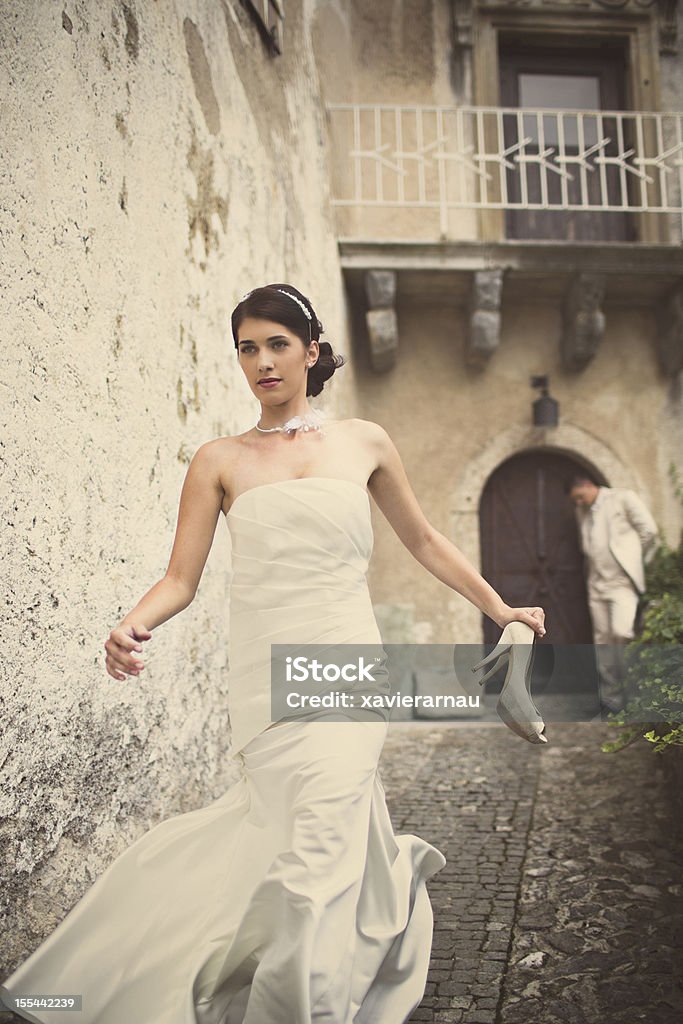 Fuga - Foto stock royalty-free di Sposa