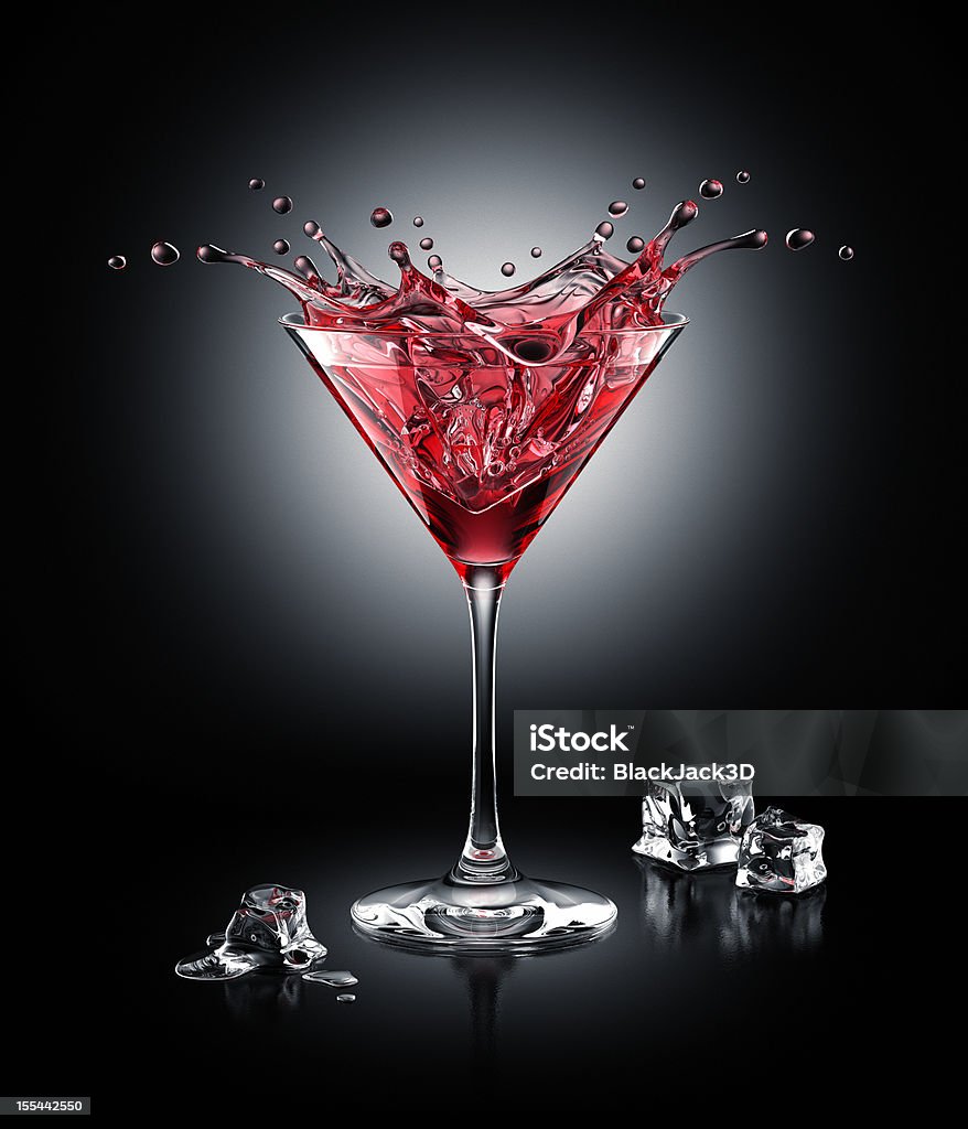 Cocktail de salpicos - Royalty-free Cocktail Foto de stock