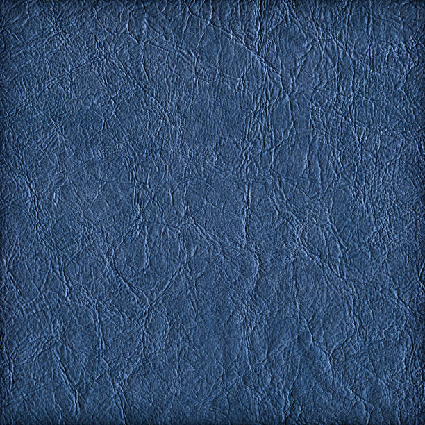 Hi-Res Marine Blue Eco Leather Crumpled Vignette Grunge Texture This Hi-Res Scan of Deep Marine Blue Eco Leather Vignette Grunge Texture is defined with exceptional details and richness, representing the excellent choice for implementation within various CG Projects.  fake leather stock pictures, royalty-free photos & images
