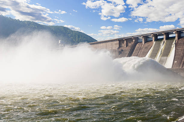Hydroelectric Power Station stock photo