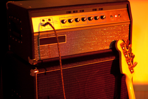 Bass Guitar Amplifier - high iso shot!