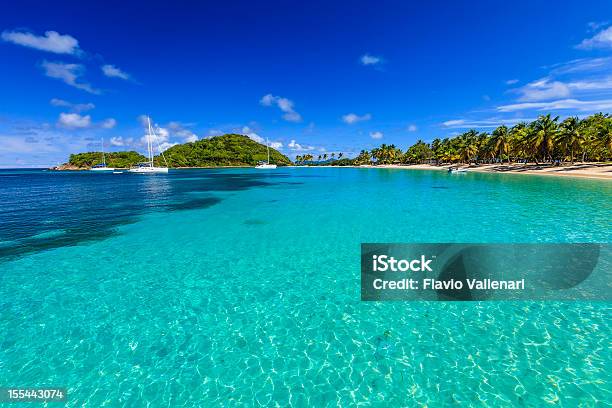 Salt Whistle Bay Mayreau Stock Photo - Download Image Now - Saint Vincent And The Grenadines, Beach, Grenadines