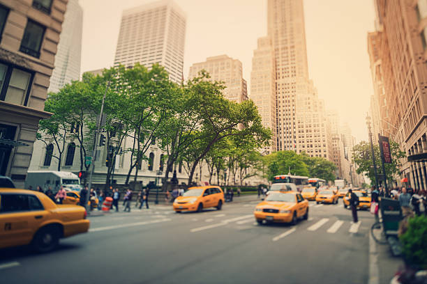 istock NY City Traffic, Tilt Shift 155443623