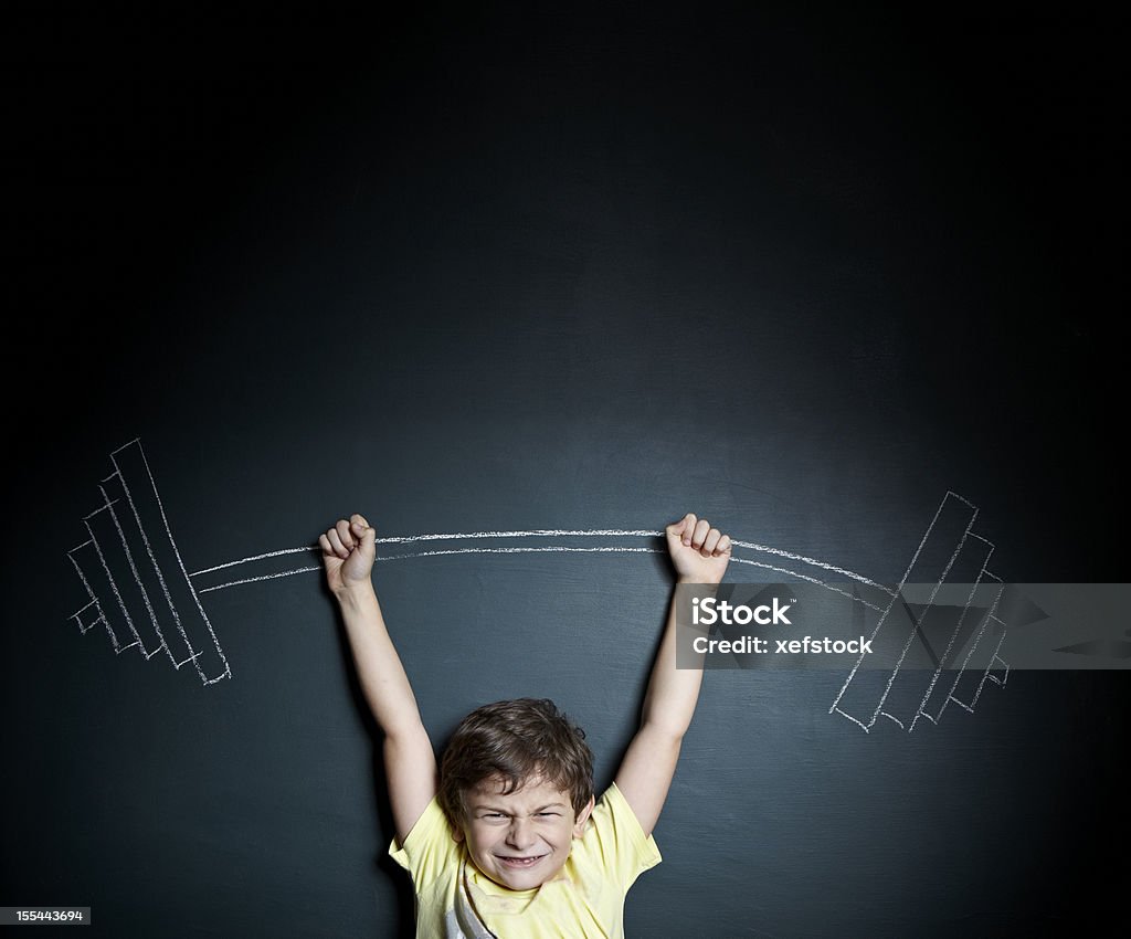 Little boy 重量はさみ工具 - 子供のロイヤリティフリーストックフォト