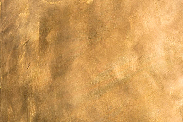fondo marrón de latón, cobre placa de metal dorada xxl - full frame close up brown day fotografías e imágenes de stock