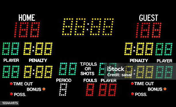 Табло Со Счётом — стоковые фотографии и другие картинки Табло со счётом - Табло со счётом, Рекламный щит, Спорт