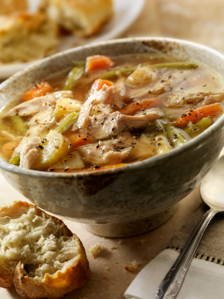 istock Homemade Turkey Soup 155445231